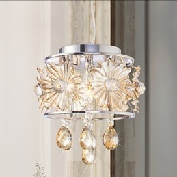 Moderne klare Kugel Glanz Kristall Kronleuchter Deckenleuchte Home Decor Suspension Pendelleuchte Leuchte Licht