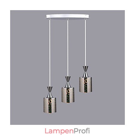 Traumlasergravur Verchromte Lampe 3 Scheiben Traumlasergravur Verchromte Lampe 3 Scheiben