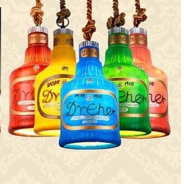 Amerikanische einfache Retro Pendelleuchte Single Head Pendelleuchte Pendelleuchte