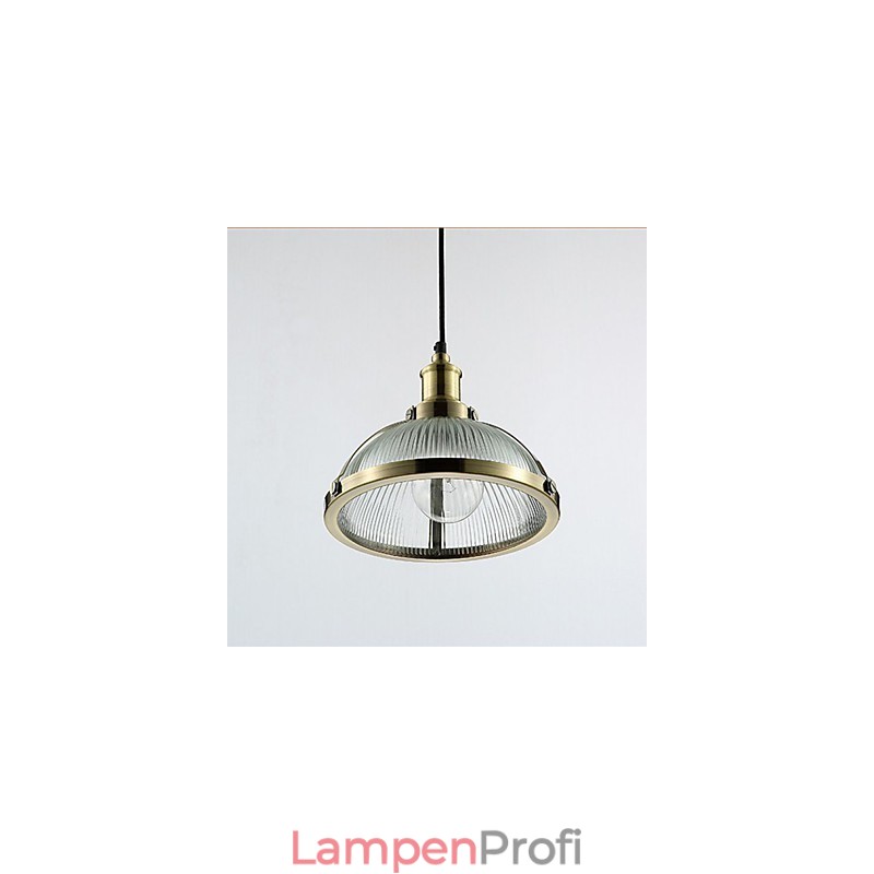 Amerikanische Retro-Glas-Lampenschirm-kleine Pendelleuchte