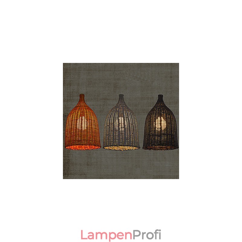 Rattan Kronleuchter Kronleuchter Kronleuchter Kreative Retro Rattan lampe