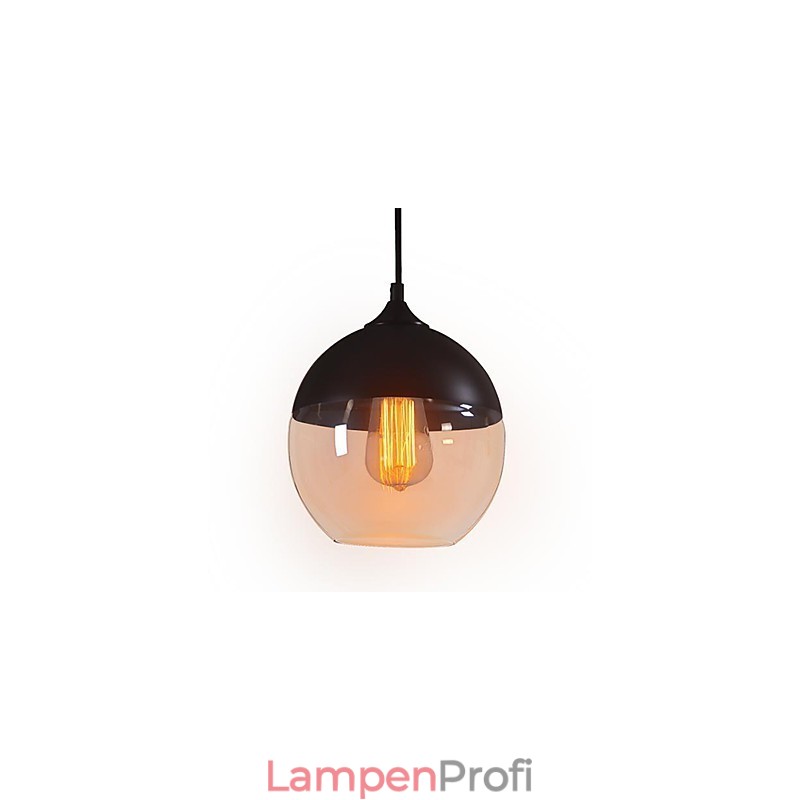 WestMenLights Moderne Vintage-Deckenpendelleuchte aus Glas, 200 mm Durchmesser