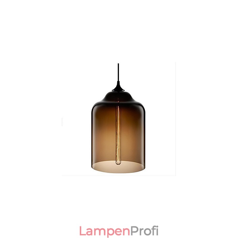Retro Kreative Einkopf Glas Pendelleuchte Cafe Im Goldfischglas