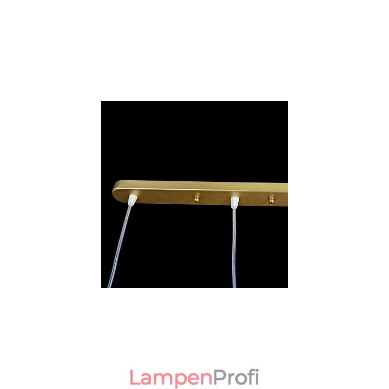 Bronze Anhänger Drei Lichter Muster Glas Schatten Europäischen Retro Klassische