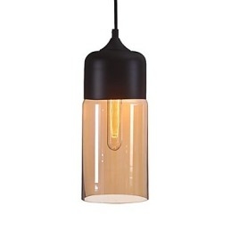 WestMenLights Elegante Flasche Schatten DIY Deckenleuchte Glas Pendelleuchte Edison Glühbirne Home