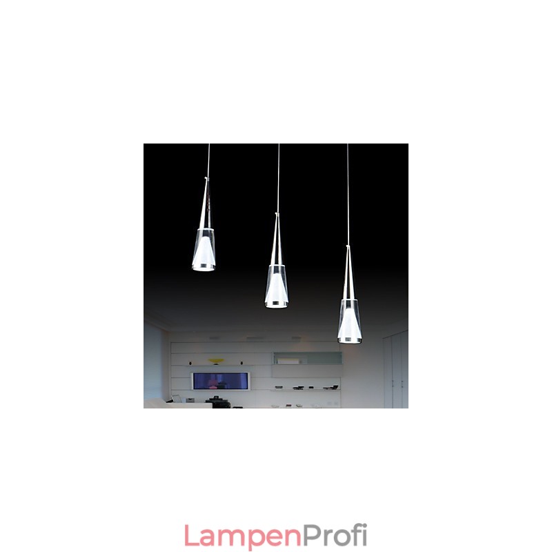 3 Lichter Pendelleuchte Modern Zeitgenössisch Metall