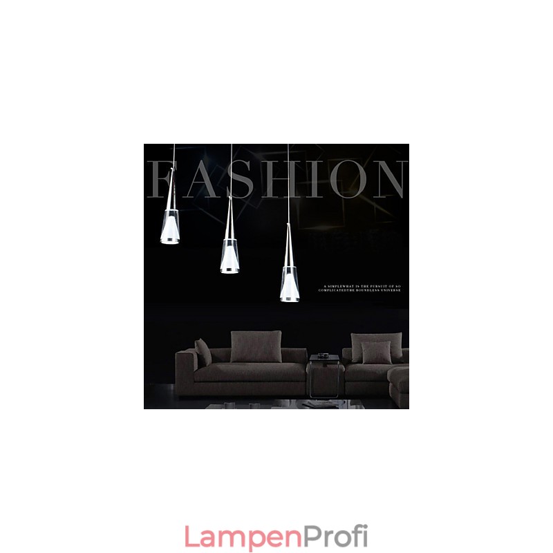 3 Lichter Pendelleuchte Modern Zeitgenössisch Metall