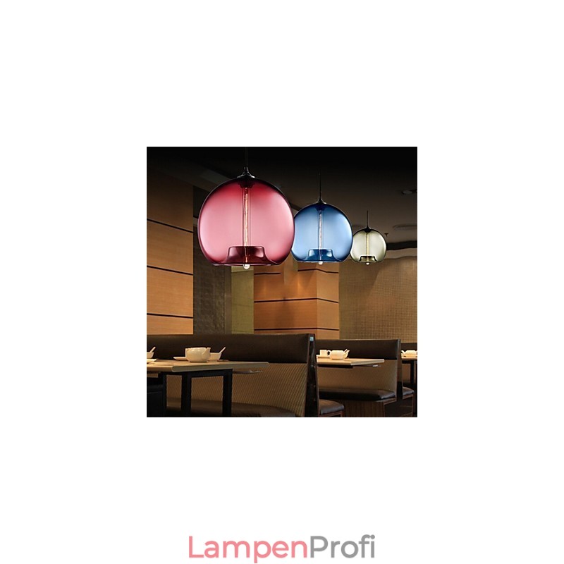 Retro Kreative Einkopf Glas Pendelleuchte Cafe Im Goldfischglas