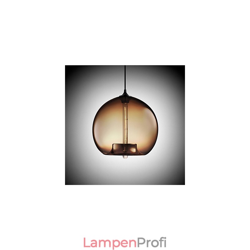 Retro Kreative Einkopf Glas Pendelleuchte Cafe Im Goldfischglas