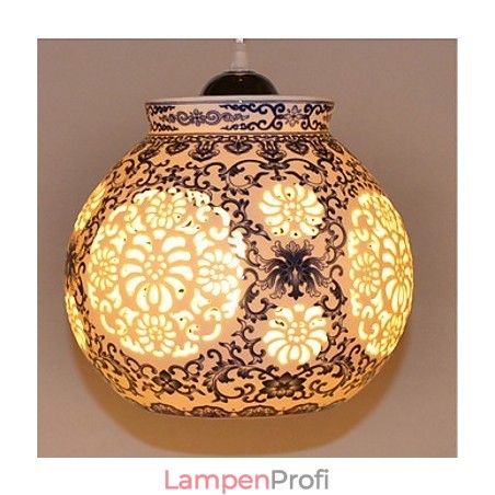 Retro Keramik lampe lampe Treppe Blau Single Head Kronleuchter Kreative Retro Keramik lampe lampe Treppe Blau Single Head Kronleuchter Kreative