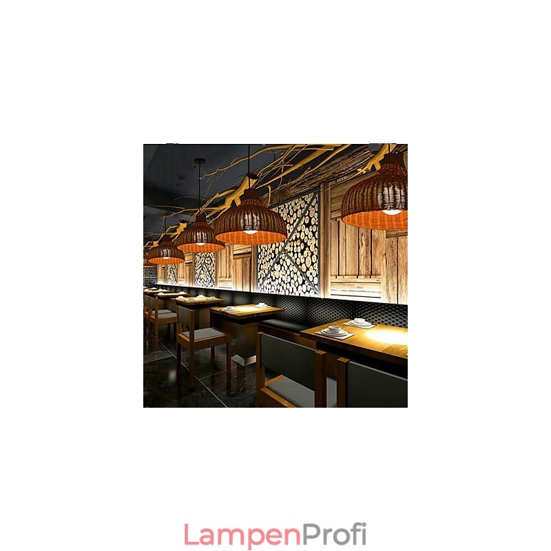 To Ri Kreativer einfacher Einzelkopf-Kronleuchter aus Bambus