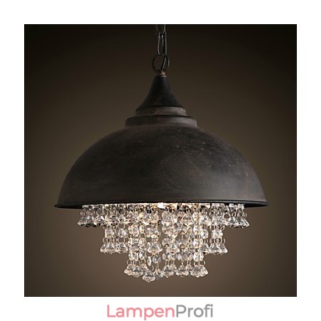 Loft Pendelleuchte Kristall Retro Kaffee Licht Garage Metall Loft Pendelleuchte Kristall Retro Kaffee Licht Garage Metall
