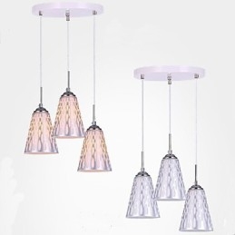 Moderne, schlichte Deckenlampen und Laternen für den Esstisch