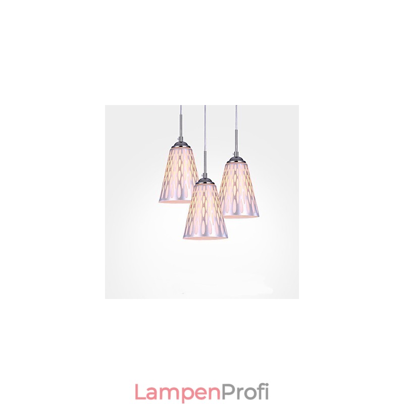 Moderne, schlichte Deckenlampen und Laternen für den Esstisch