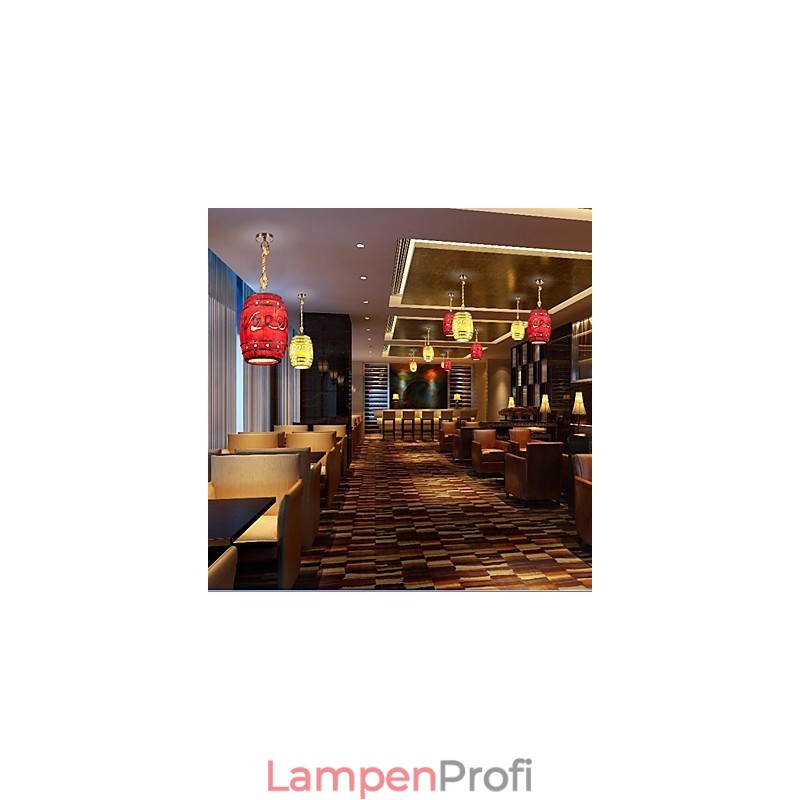 Moderner Kronleuchter aus Harz mit minimalistischer Dekoration