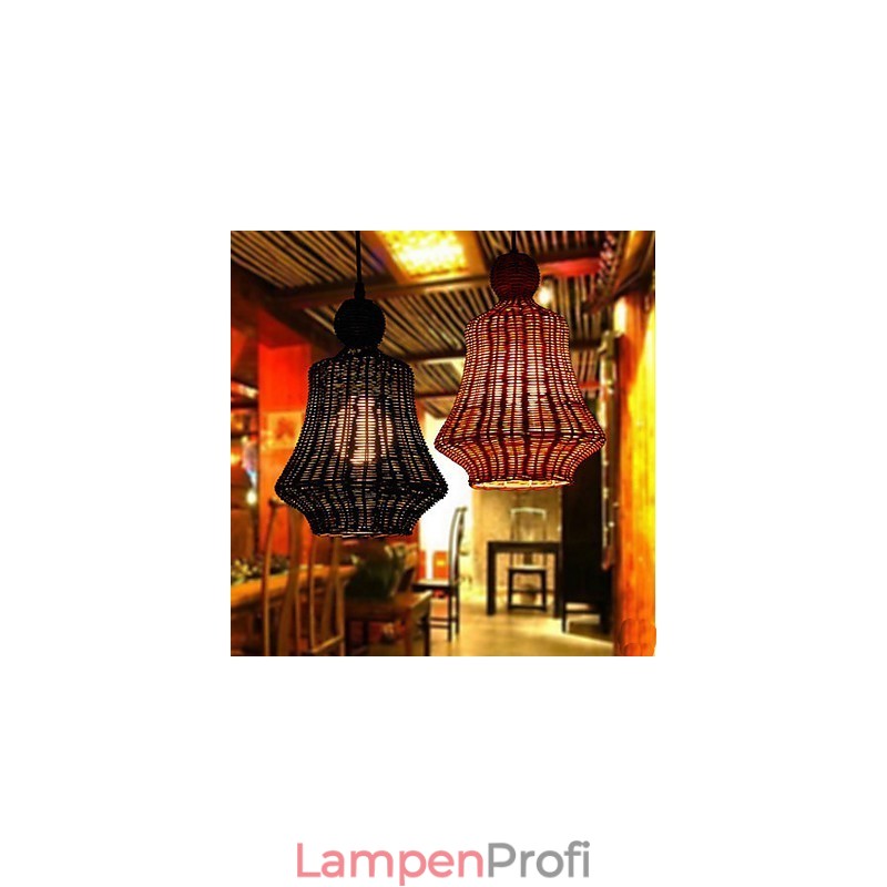 Kronleuchter aus Hyazinthenrattan