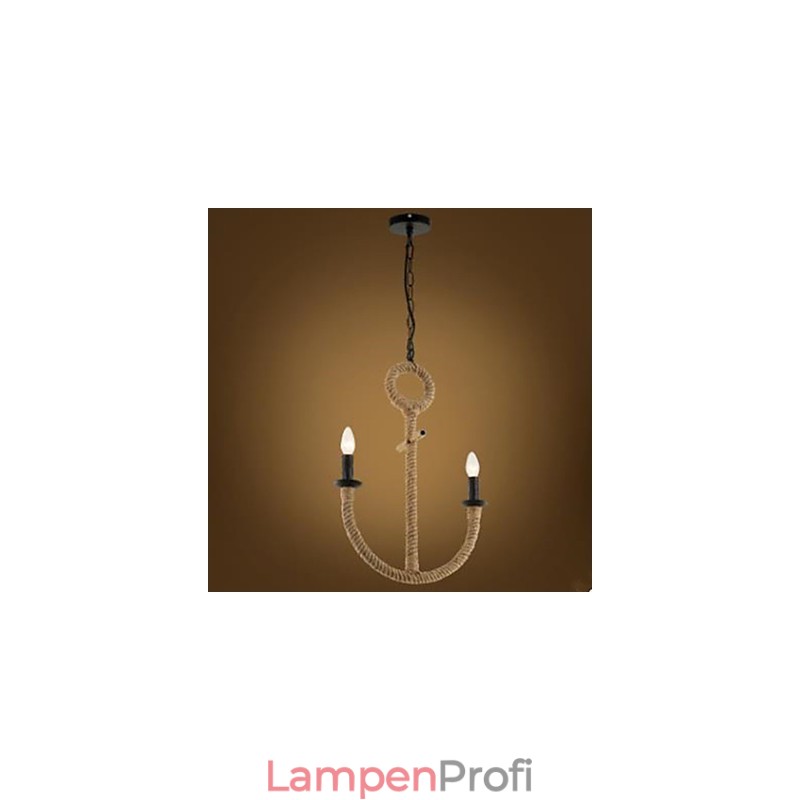 Amerikanisches ländliches Wasser, das alte Wege des Ankerseil-Kronleuchters wiederherstellt