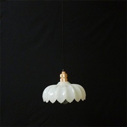 Kreativer Retro-Kronleuchter im Stil der alten Shanghai-Blumenlounge aus Glas