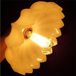 Kreativer Retro-Kronleuchter im Stil der alten Shanghai-Blumenlounge aus Glas