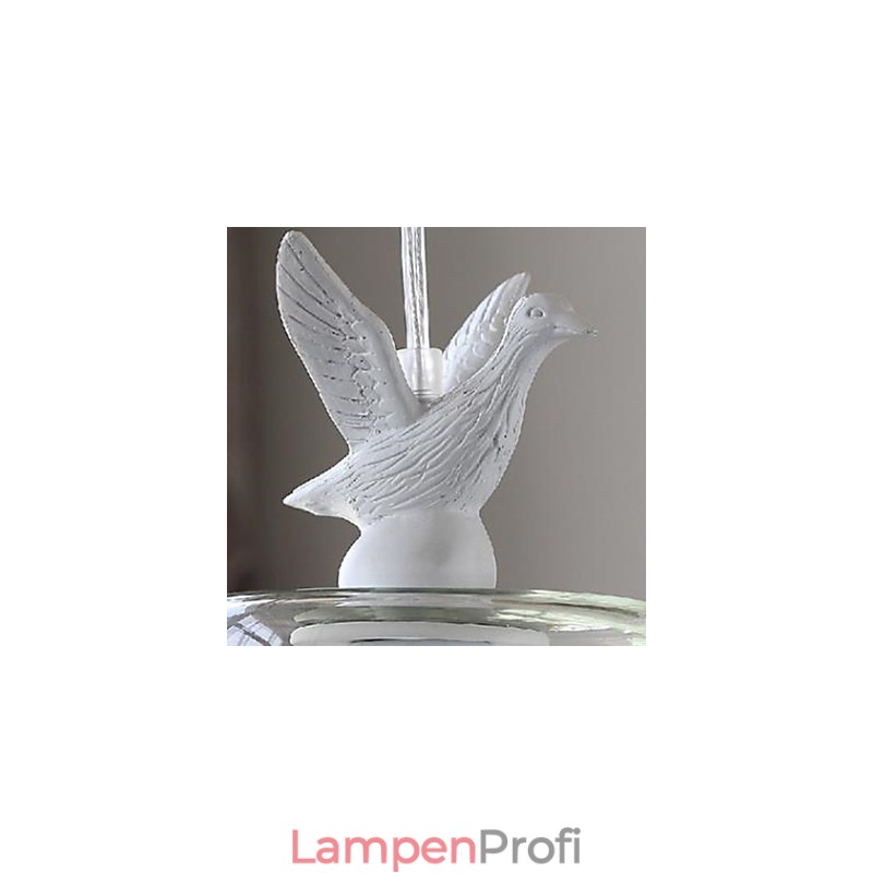 Einzelkopf-Entenküken Vögel Glas-Kronleuchter Mahlzeiten Kronleuchter