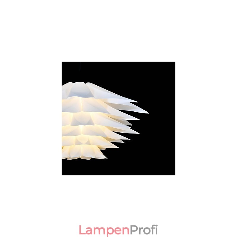 Moderne Pendelleuchte mit zeitgenössischer Malerei