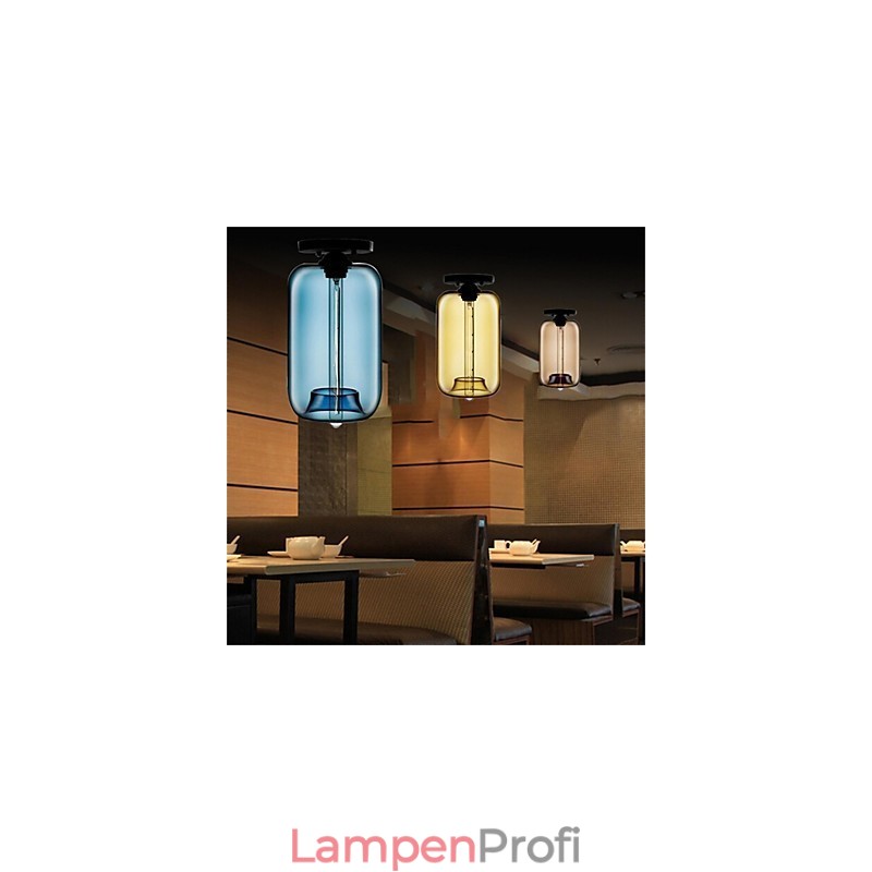 Retro Kreative Einkopf Glas Pendelleuchte Cafe Im Goldfischglas
