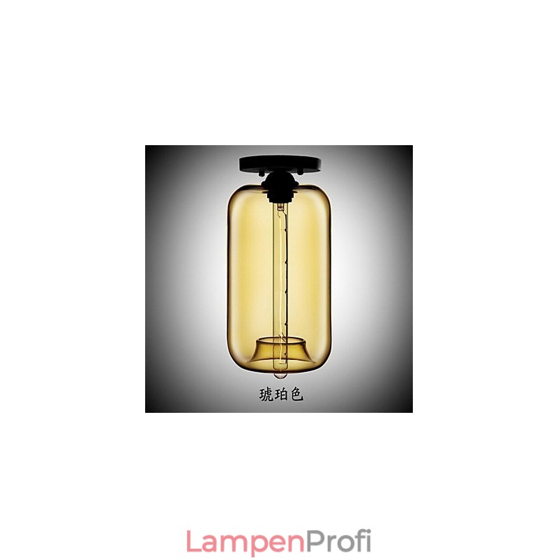 Retro Kreative Einkopf Glas Pendelleuchte Cafe Im Goldfischglas