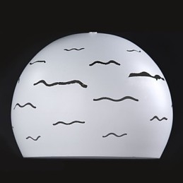 Einfache, moderne und kreative Beleuchtung aus echtem weißem Eisen