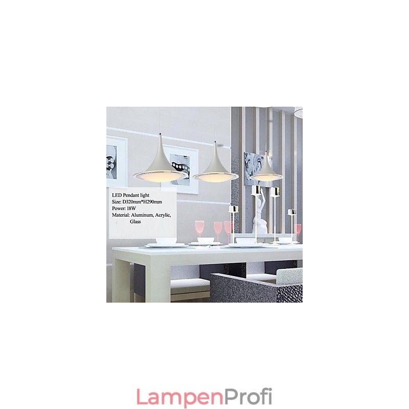 1Pendelleuchten Droplight Acryl Kronleuchter