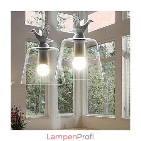 Amerikanischen Stil Retro Kreative Single Head Glas lampe die Nordic Cafe