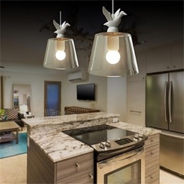 Amerikanischen Stil Retro Kreative Single Head Glas lampe die Nordic Cafe