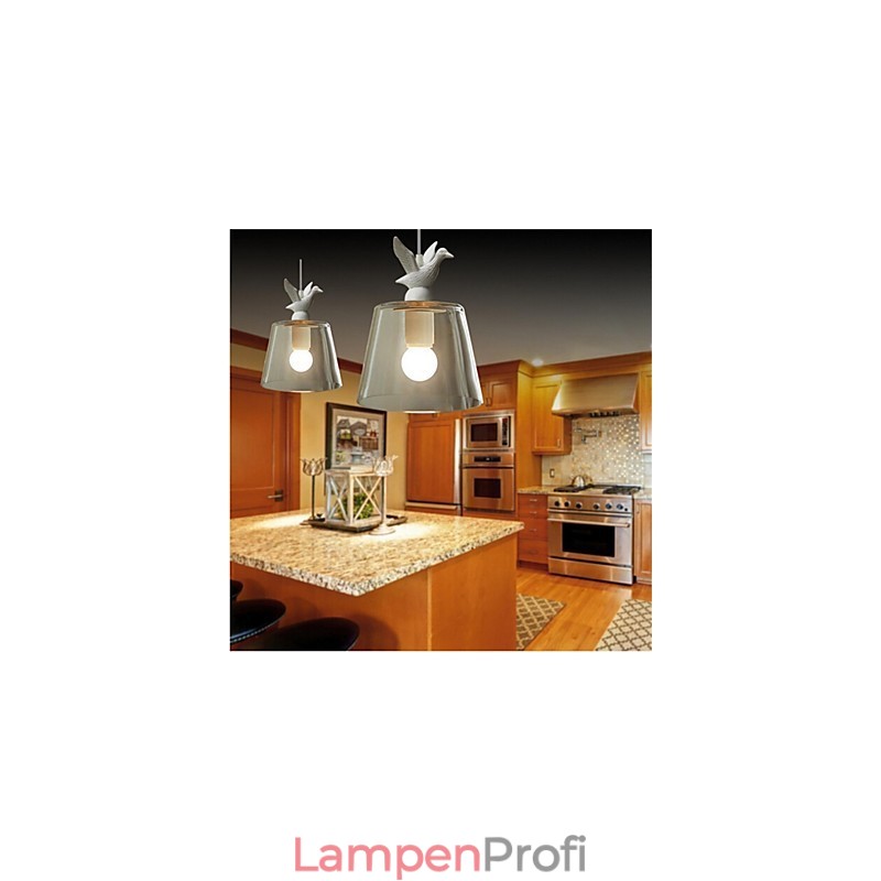 Amerikanischen Stil Retro Kreative Single Head Glas lampe die Nordic Cafe