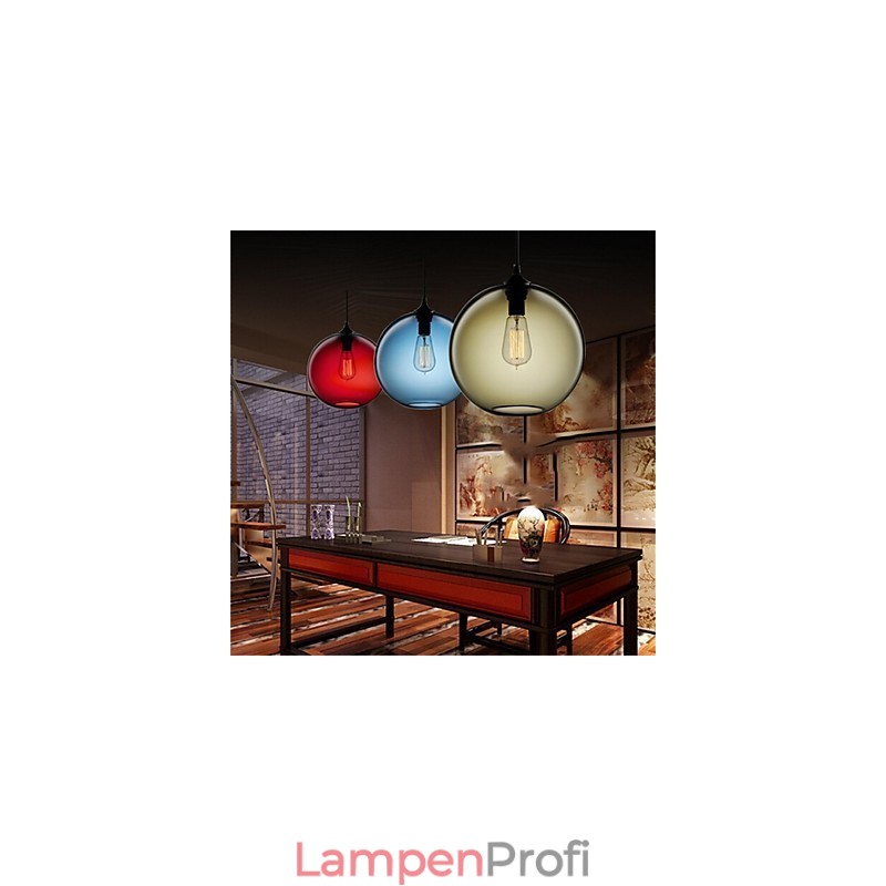 Retro Kreative Einkopf Glas Pendelleuchte Cafe Im Goldfischglas