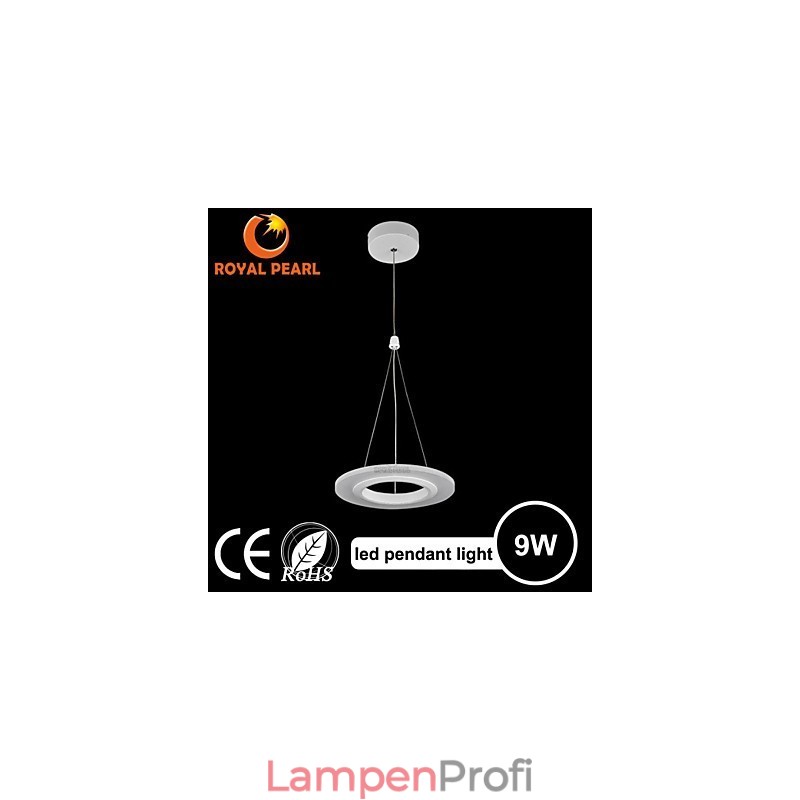 Kostengünstige 9-W-Pendelleuchte im Art-Deco-Stil