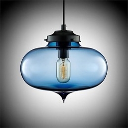Retro Kreative Einkopf Glas Pendelleuchte Cafe Im Goldfischglas