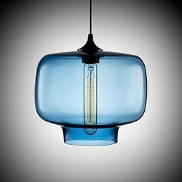 Flaschendesign-Anhänger 1 Licht Prägnante Eisenmalerei