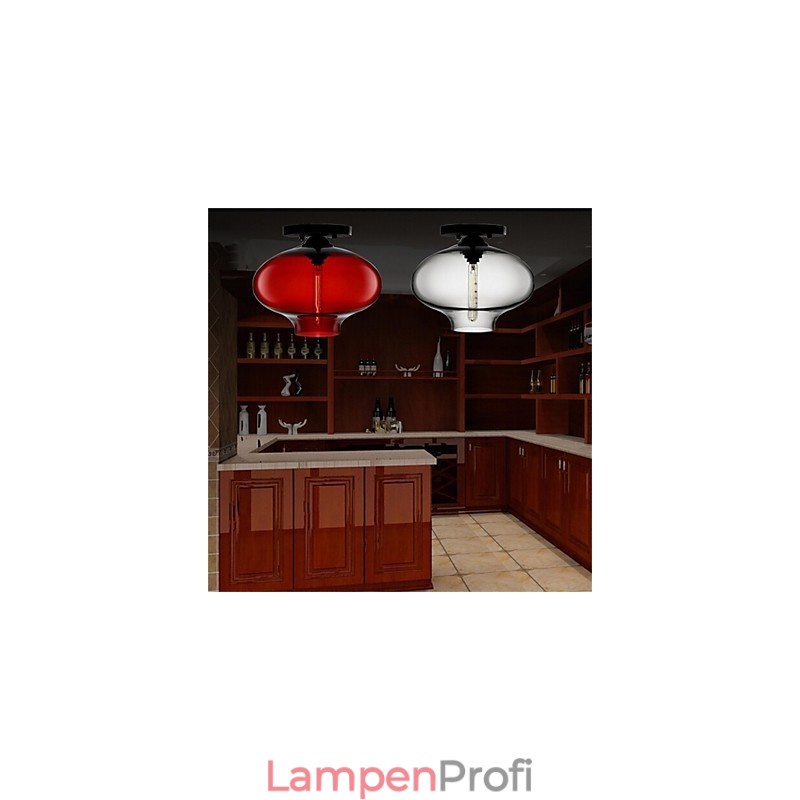Retro Kreative Einkopf Glas Pendelleuchte Cafe Im Goldfischglas
