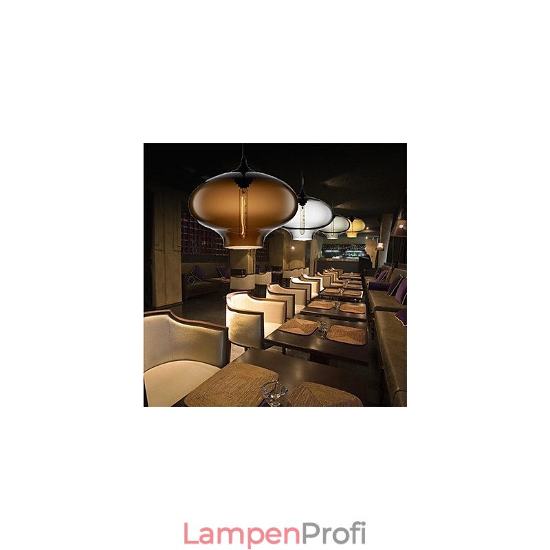 Retro Kreative Einkopf Glas Pendelleuchte Cafe Im Goldfischglas