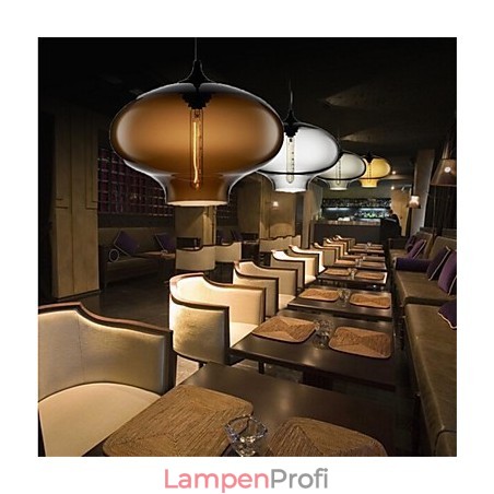 Retro Kreative Einkopf Glas Pendelleuchte Cafe Im Goldfischglas