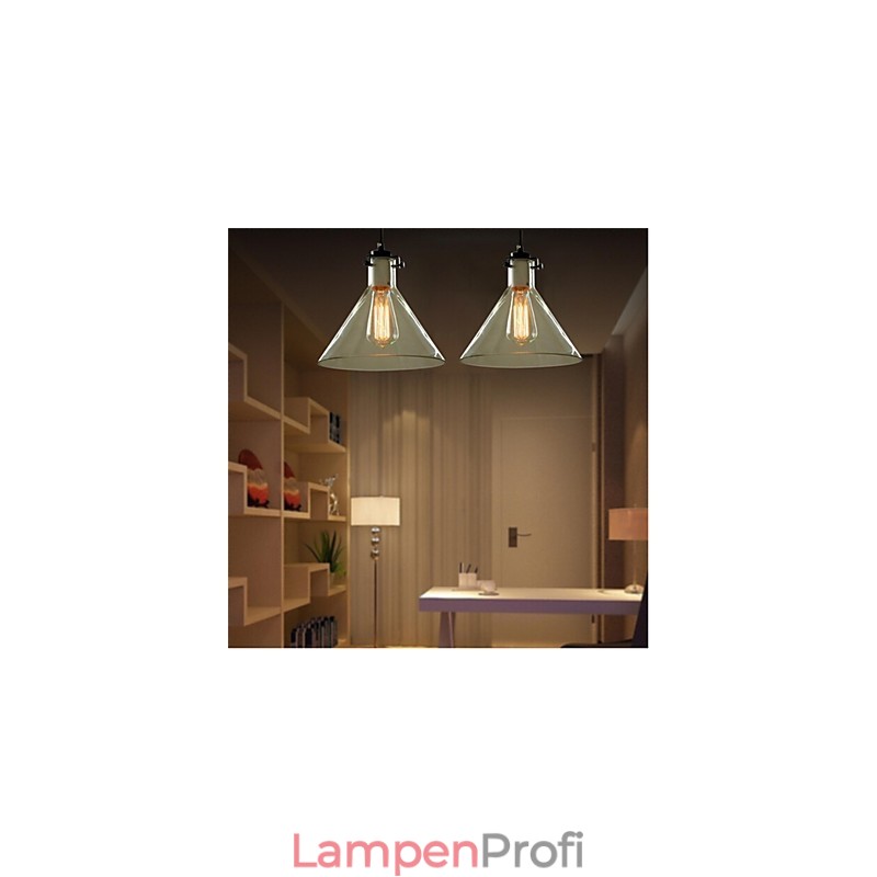 Amerikanischen Stil Retro Kreative Single Head Glas lampe die Nordic Cafe