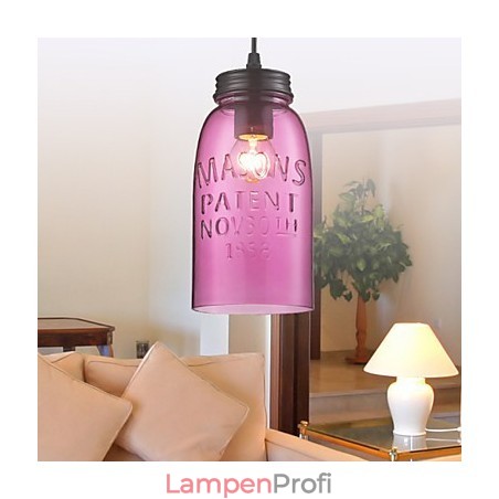 1-flammige, moderne Pendelleuchte aus Glas im transparenten Blasendesign 1-flammige, moderne Pendelleuchte aus Glas im transparenten Blasendesign