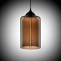 Flaschendesign-Anhänger 1 Licht Prägnante Eisenmalerei