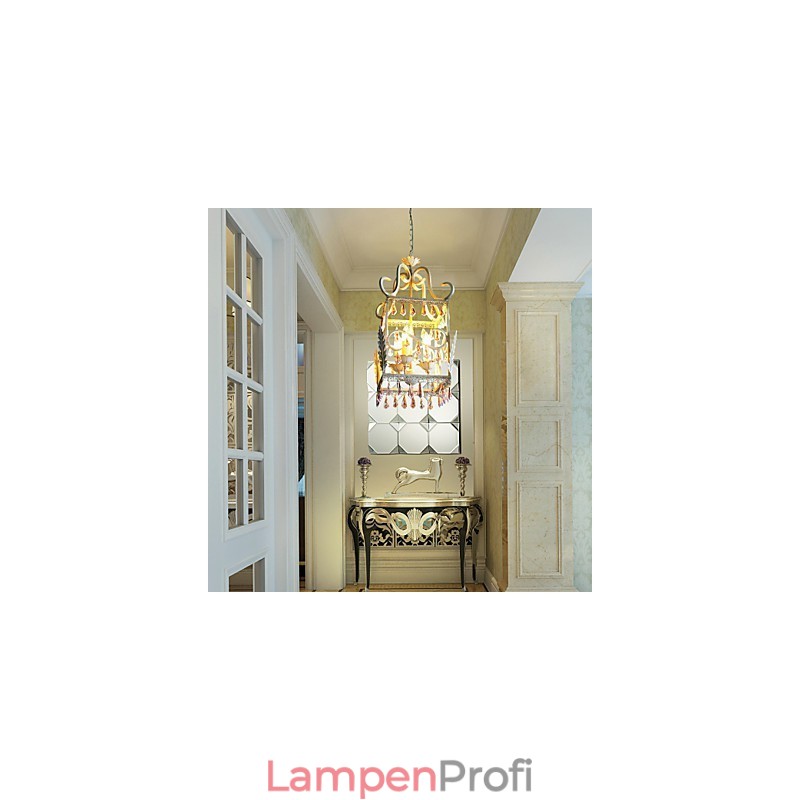 Ländlichen von Europa Typ Droplight Amerikanischen Land Rechteckige Shell Lampe Veranda Lampe