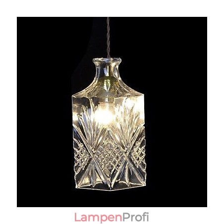 Moderne zeitgenössische Kristall-Metall-Pendelleuchte