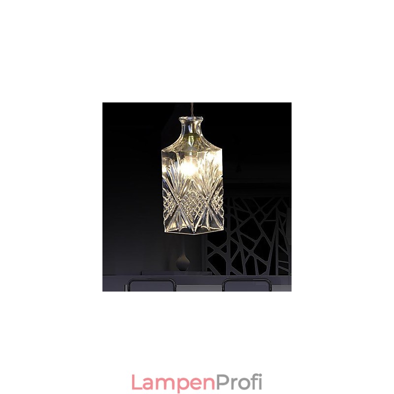 Moderne zeitgenössische Kristall-Metall-Pendelleuchte