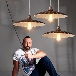 Pendelleuchten Mini Stil Retro Metall