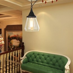 Pendelleuchten Traditionell Klassisch Vintage Retro Landhaus Garage Metall