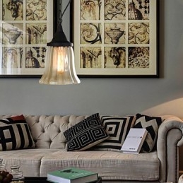 Pendelleuchten Traditionell Klassisch Vintage Retro Landhaus Garage Metall