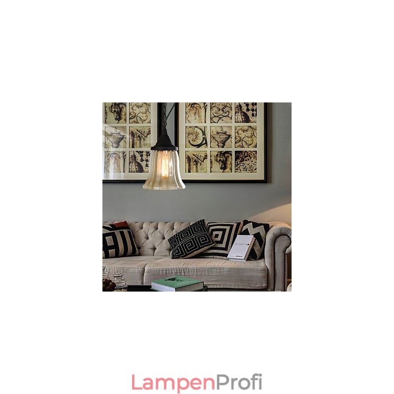 Pendelleuchten Traditionell Klassisch Vintage Retro Landhaus Garage Metall