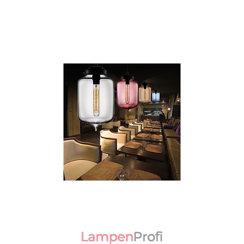 Retro Kreative Einkopf Glas Pendelleuchte Cafe Im Goldfischglas